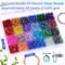 About 1200PCS 6mm Floral Glass Beads Bracelet Making Kit,24 Assorted Color Series Colorful Crystal Beads for Bracelet and Jewelry Making and DIY Crafts,Friendship Bracelets